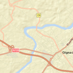 Gignac Street Map