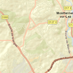 Montferrier-sur-Lez Street Map