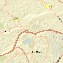 Le Crès Street Map
