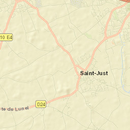 Saint-Just Street Map