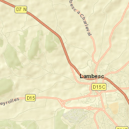 Lambesc Street Map