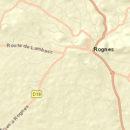 Rognes Street Map