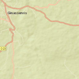 Ginasservis Street Map