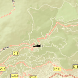 Cabris Street Map