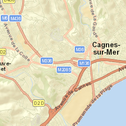 Villeneuve-Loubet Street Map