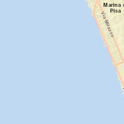 Marina di Pisa Street Map