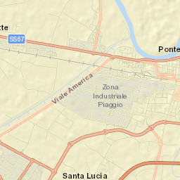Pontedera Street Map