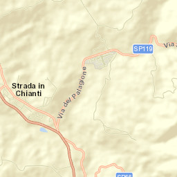 Strada in Chianti Street Map