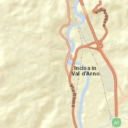 Incisa in Val d'Arno Street Map