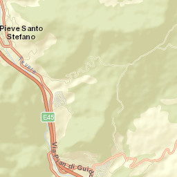 Pieve Santo Stefano Street Map
