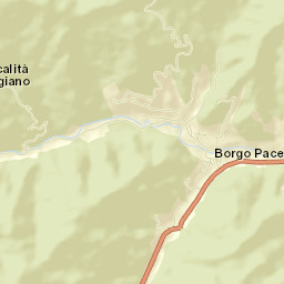 Borgo Pace Street Map