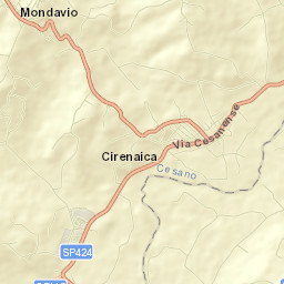 Mondavio Street Map