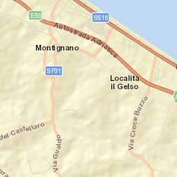 Montignano-Marzocca Street Map