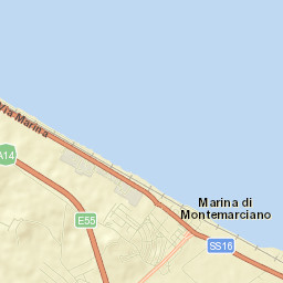 Marina di Montemarciano Street Map
