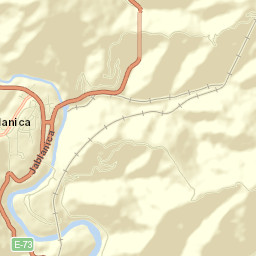 Jablanica Street Map