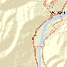 Goražde Street Map