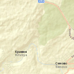 Senovo Street Map