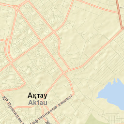 Aktau Street Map