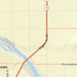 Homedale Street Map