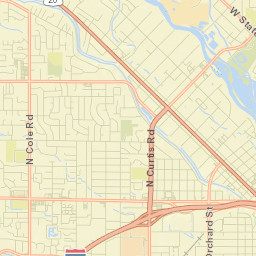 Boise, Idaho Street Map