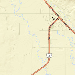 Arco Street Map