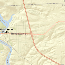 Wisconsin Dells Street Map