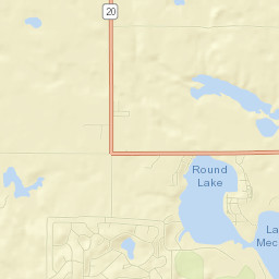 Mecosta County Street Map