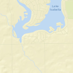 Lake Isabella Street Map
