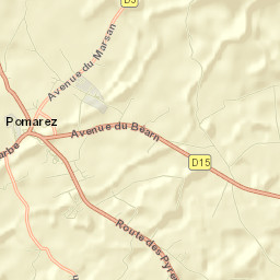 Pomarez Street Map
