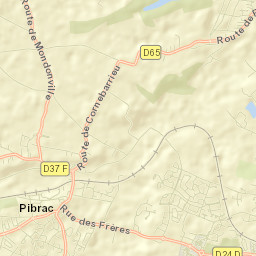 Pibrac Street Map