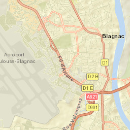 Blagnac Street Map