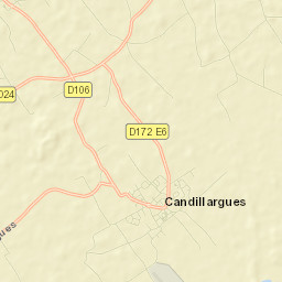 Candillargues Street Map