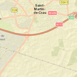 Saint-Martin-de-Crau Street Map