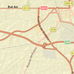 Salon-de-Provence Street Map