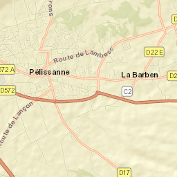 Pélissanne Street Map