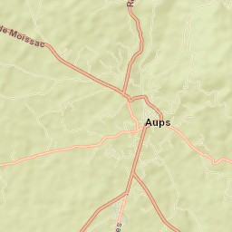 Aups Street Map