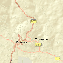 Fayence Street Map