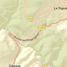 Le Tignet Street Map