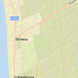 Marina di Pisa-Tirrenia-Calambrone Street Map