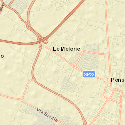 Ponsacco Street Map
