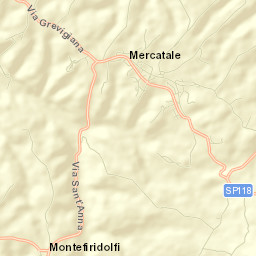 Mercatale Street Map