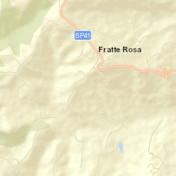 Fratte Rosa Street Map