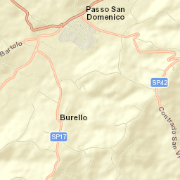 Corinaldo Street Map