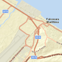 Falconara Marittima Street Map