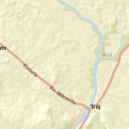 Trilj Street Map