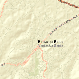 Vrnjačka Banja Street Map