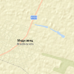 Medkovets Street Map