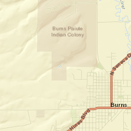 Burns Street Map