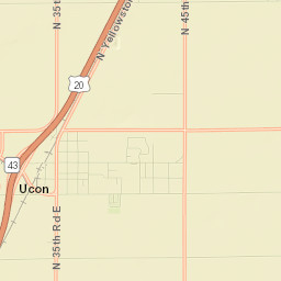 Ucon Street Map