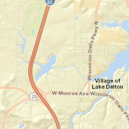 Lake Delton Street Map